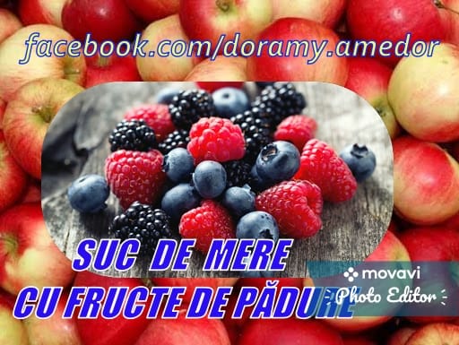 Suc de mere cu fructe de pădure